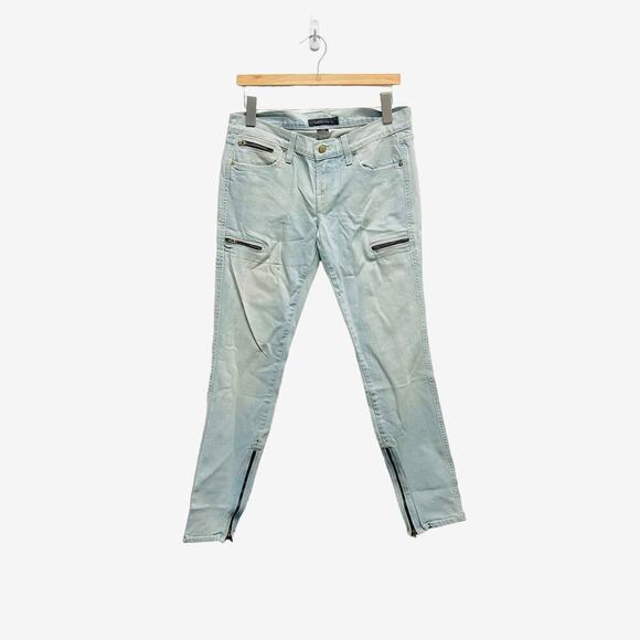 Work Custom Jeans Ankle Zip Skinny Leg in Polar Womens Size 29 NWT - Picture 2 of 14